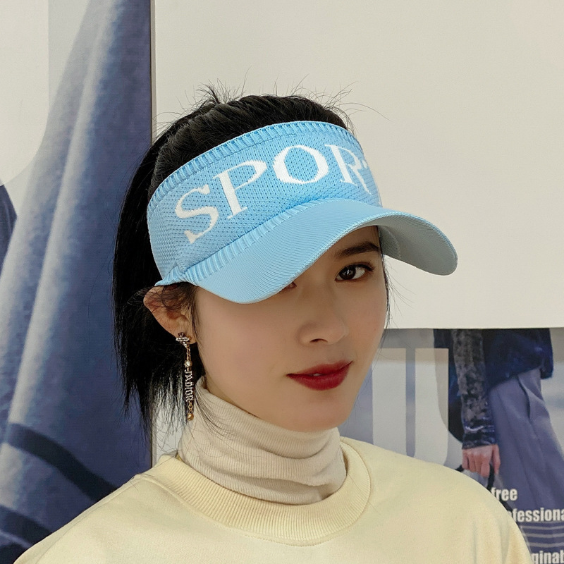 Hat female summer empty top hat Korean version of the new sunscreen hat sports sunscreen cap outdoor baseball cap wholesale