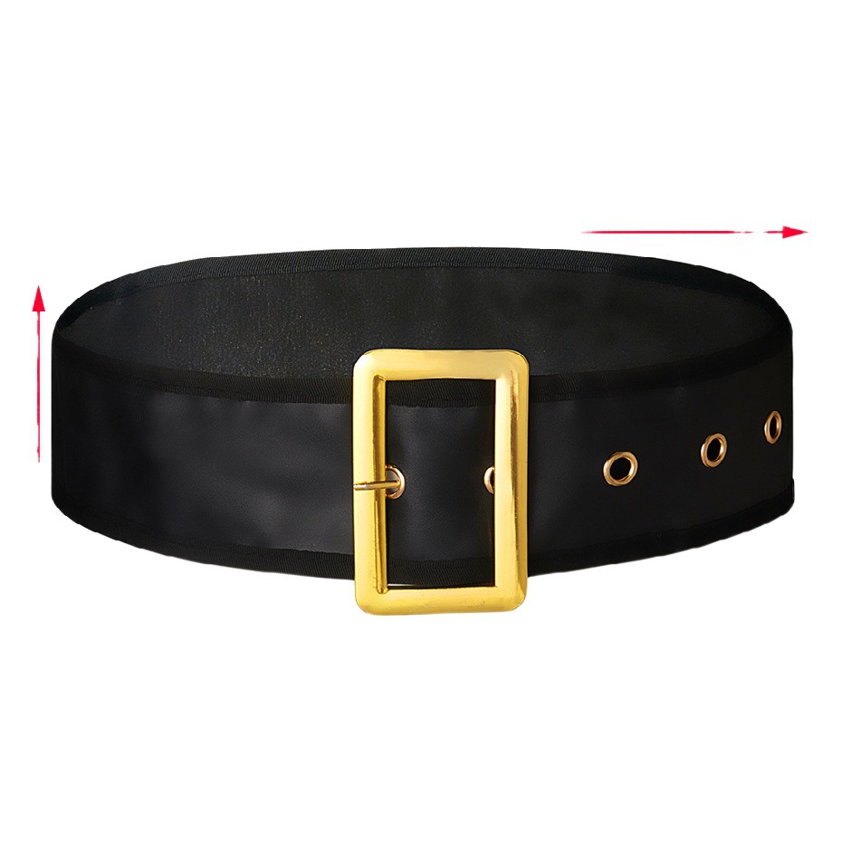 Gran cinturón extra ancho de Santa Claus Accesorios dorados de Navidad cinturón extra ancho ensanchado de Navidad abuelo