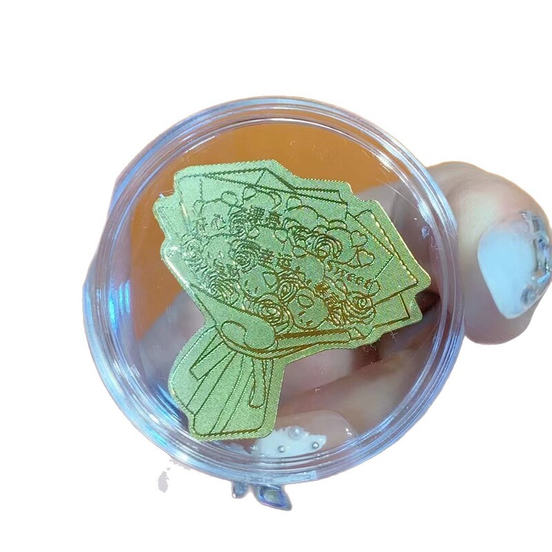 2mg足金手机贴妈祖手工玫瑰花有钱花马上桃花创意活动礼品批发|undefined