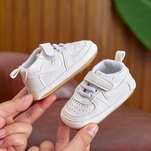 Spring and Autumn Leisure Baby Learning to Walk Shoes Soft Sole Anti-Slip Sports 0-1 Year Non-Slip Baby Shoes Babyshoes