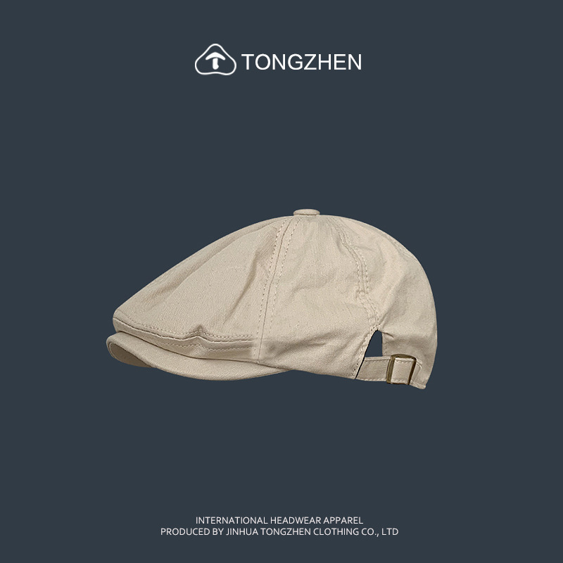 Japanese Artistic Retro Newsboy Cap Children's Spring and Summer Casual All-match Beret Antique Advanced Cap Men's Paintsman Cap Trendy