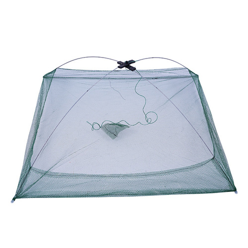 Fishing gear folding net lifting net shrimp pot fishing net four corners are not closed and installation-free kite moving net open umbrella net