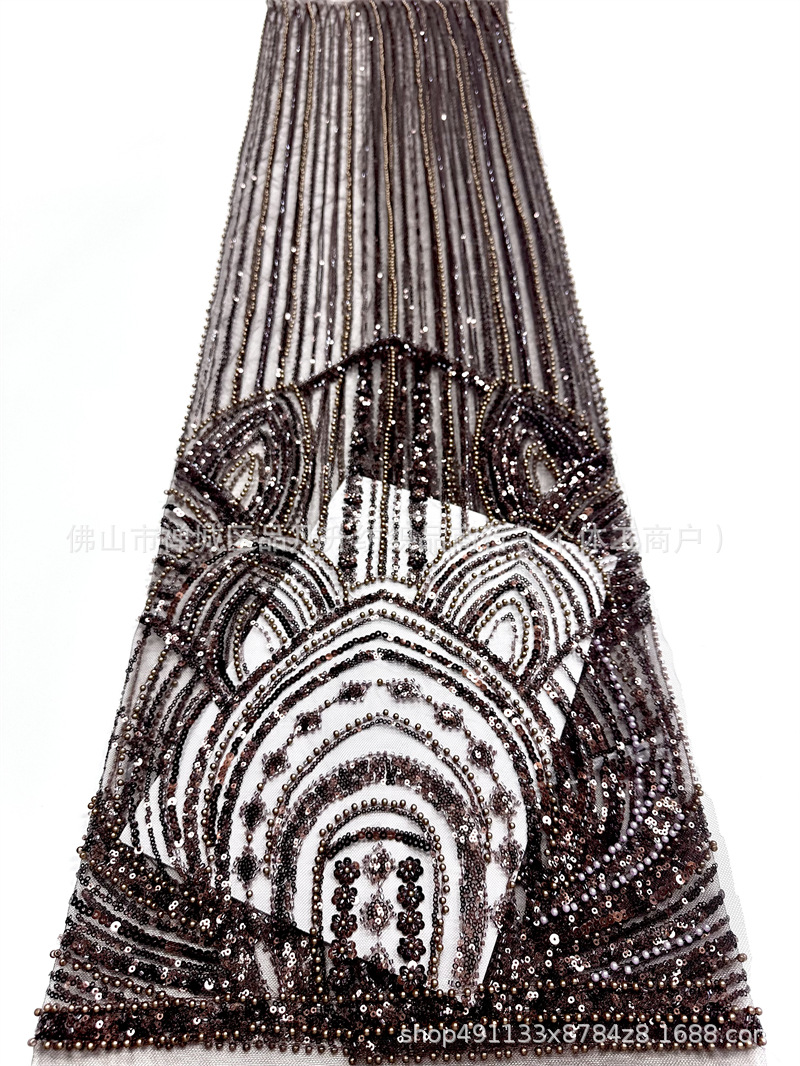 Moda Suzhou vestido de boda de noche de encaje bordado sequillas de encaje comercio exterior transfronterizo al por mayor tela