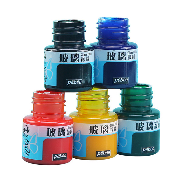 Glass pigment waterproof painted acrylic plastic watercolour