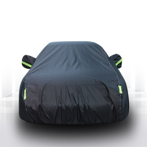 190T cubierta de automóvil de Oxford, cubierta de automóvil de protección solar impermeable, cubierta de automóvil universal de cuatro estaciones