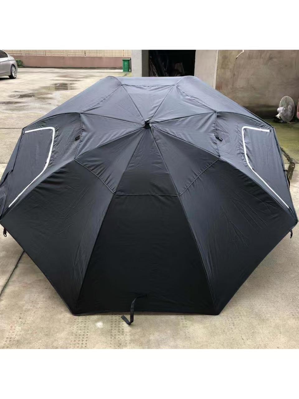 2.4 Camping multifuncional equipo de camping de playa portátil paraguas de pesca grande paraguas camping skylight