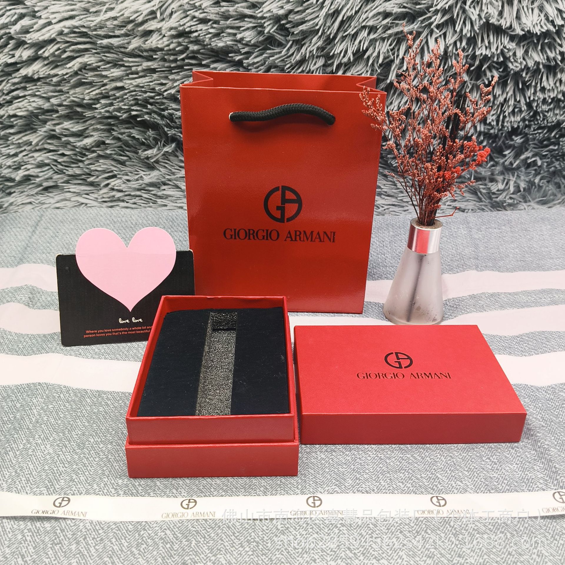 카드 슬롯 립스틱 박스 세트(카드 + 리본 보내기), 대폭 할인