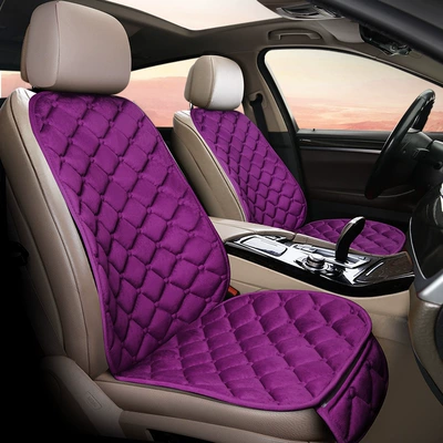 rear office seat cover winter | Seat cushion, seat cover - romantic-purple-square-pad