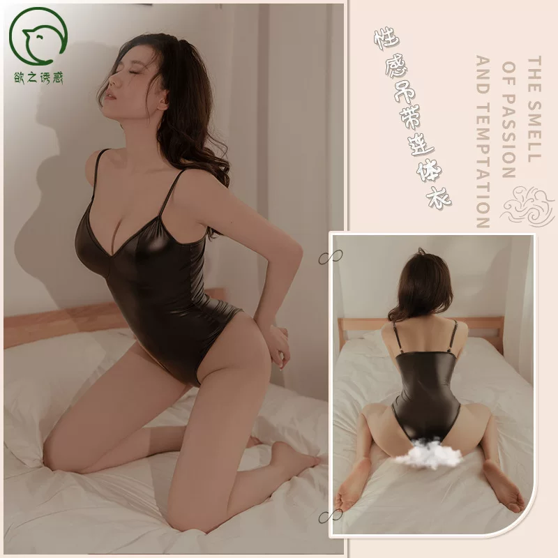 Дикая Королева Горячая и страстная парная игра sexy нижнее белье глубокий V узкий покров бедер кожаный комбиджин костюм для женщин