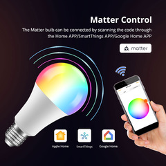 matter smart light bulb HomeKit directly connected to Google home alexa wireless wifi voice control