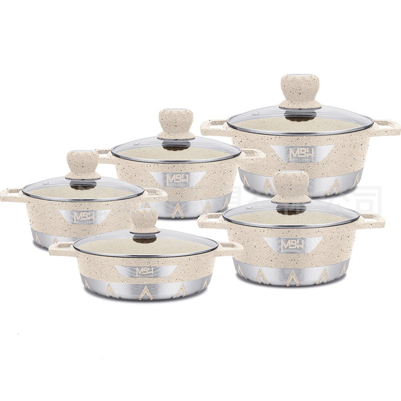 Llama transfronteriza estriado 10 piezas conjunto de paneles de cocina