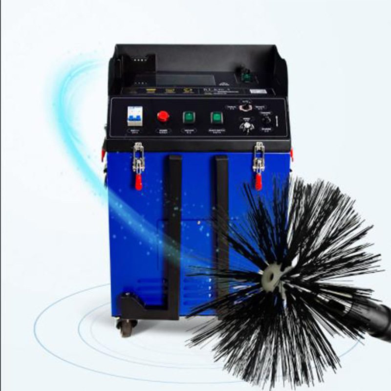 Large central air conditioning pipe cleaning and disinfection equipment air duct intelligent cleaning and dust collection detection video robot