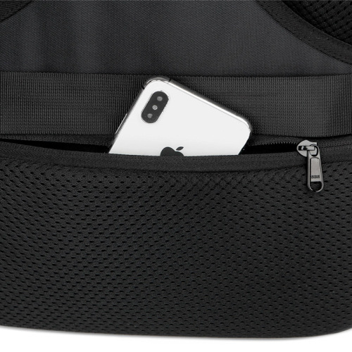 Men's leather film backpack, large capacity, multi-functional business travel backpack, laptop bag, college student bag