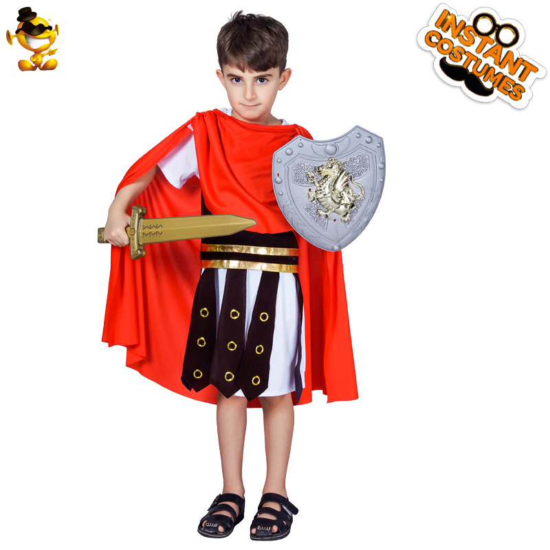 Halloween niño traje de Guerrero romano niño romano Guerrero etapa rendimiento niño fiesta traje