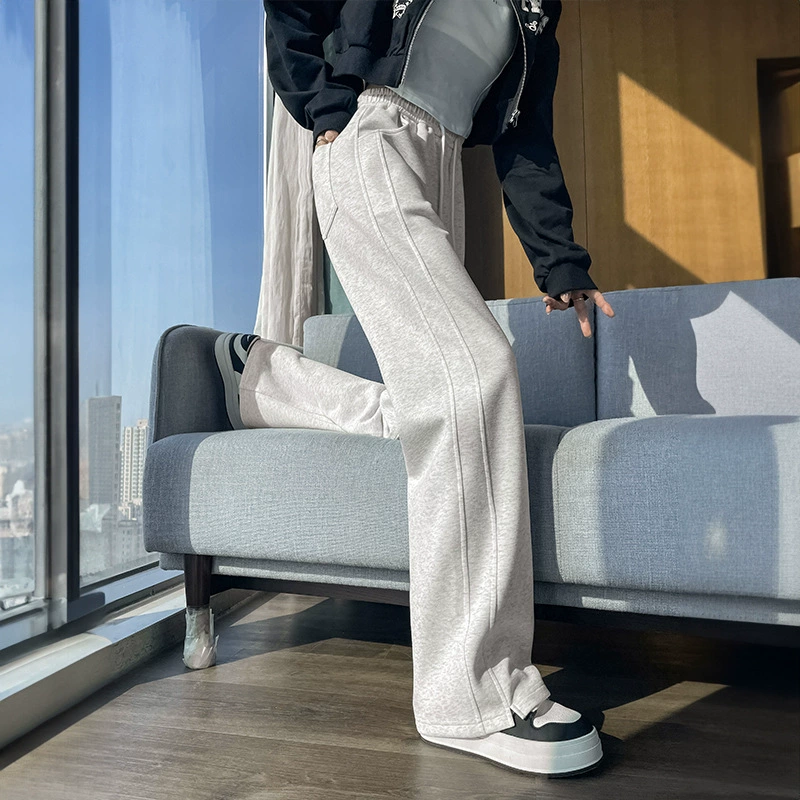 Женские узкие спортивные брюки 2025 года, новинка весны, осени и зимы, повседневные, на флисовой подкладке, прямые, свободные, широкие брюки-джоггеры «банан»