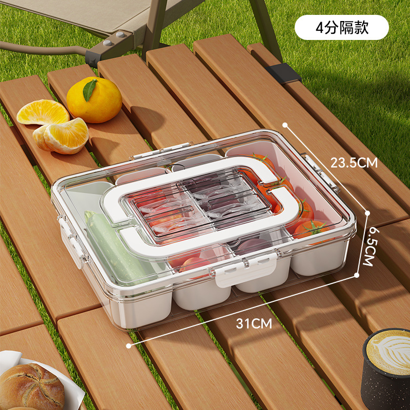 새로운 크림색 바닥 배수구 4개와 포크 포함