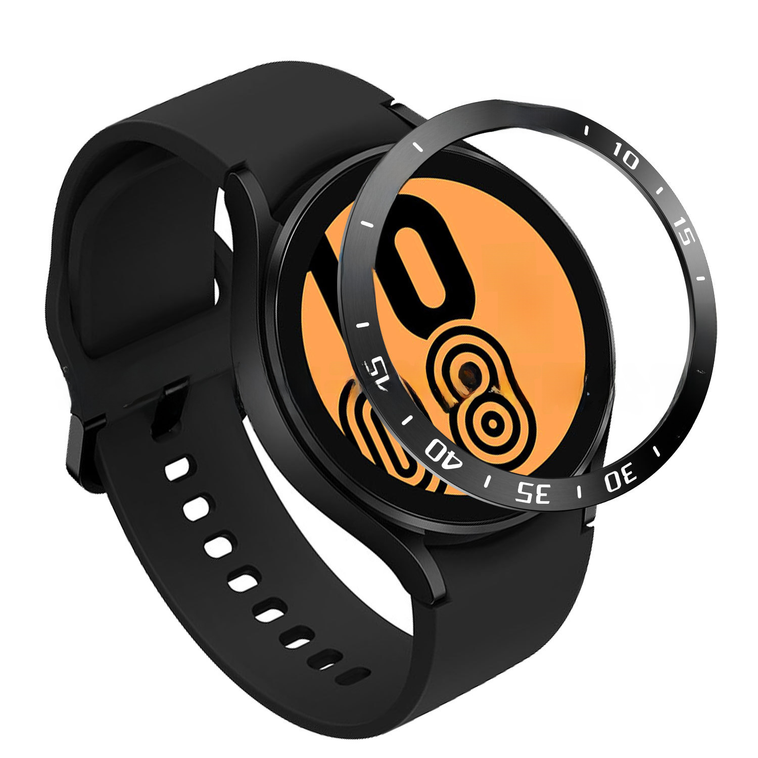 適用三星Galaxy watch5/4金屬表圈40/44mm時間速度金屬刻度環圈口