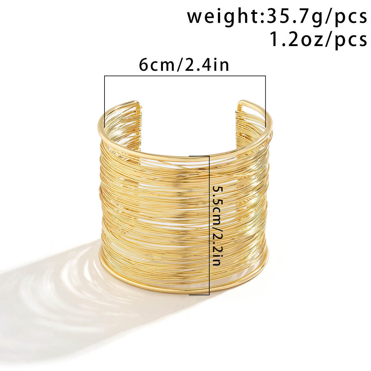 41g Weight Bangle Classification Alloy Chain Material Party, Street Occasion Alloy Material Geometric Pattern Women's Gender Plating Design Retro, Exaggerated Style Retro Exaggerated Geometric Alloy Bangles Wholesale 9