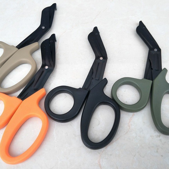 户外军规EMT带细齿 求生救援剪刀 医疗急救帆布剪刀 野外生存装备