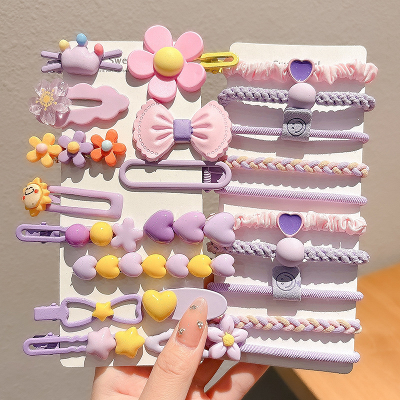 2024 nuevo clip BB de color lindo clip de cabello de boca de pato chica lateral clip de frange para niños tocado tarjeta de cabello rotura