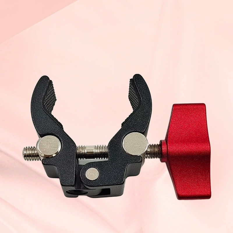 Производители напрямую поставляют фотографический кронштейн фиксированный металлический крабовый зажим держатель силовой зажим держатель лампы подставка для подключения камеры в прямом эфире аксессуары для увеличения