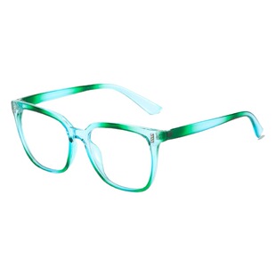 New Korean Style Artistic Fresh Anti-Blue Light Glasses Flat Glasses ins Cyber Celebrity Colorful Glasses Frame Myopia Frame