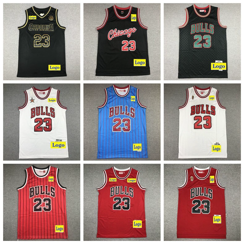 Вышитая баскетбольная майка Chicago Jersey №23, баскетбольная форма Chicago