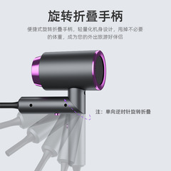 Cross-border Amazon foldable high-power household salon hair dryer blue light ion hair care hair dryer