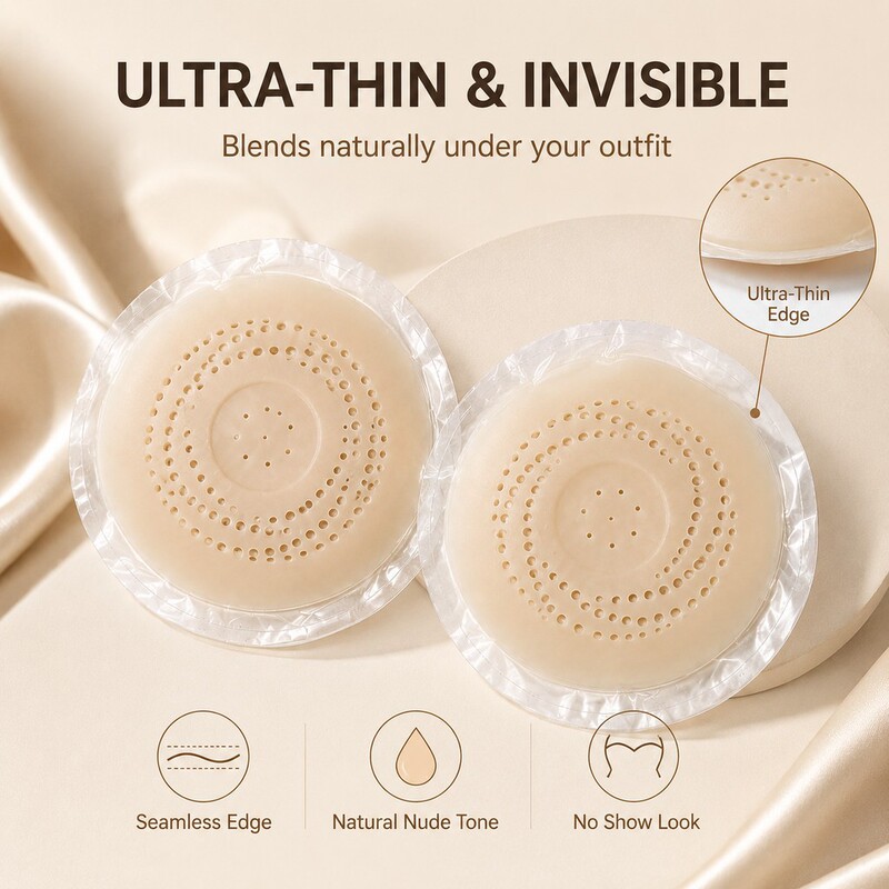 Breathable Nipple Covers for Women, Same Style as Beneunder, for Wedding Dresses, Summer Anti-Bump Invisible Nipple Covers, No Need to Wear Underwear, Silicone Breast Pads Breathable Nipple Covers for Women, Same Style as Beneunder, for Wedding Dresses, Summer Anti-Bump Invisible Nipple Covers, No Need to Wear Underwear, Silicone Breast Pads