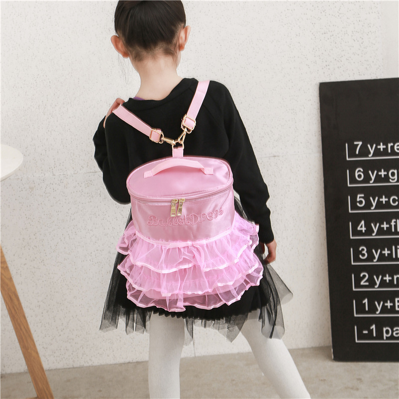 Bolsa de baile de hombro para niños bolsas de baile de almacenamiento ballet latino bolsas escolares niñas princesa bolsa de baile de alivio de carga impermeable