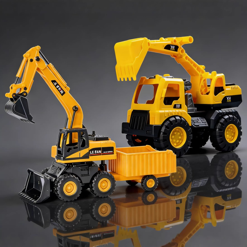 Children's Large Crane Model Toy for Boys Aged 3-6, Educational Large Tower Crane Construction Vehicle Toy