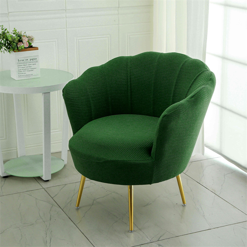 Cubierta de silla de pétalo nuevo jacquard elástico Four Seasons Universal maquillaje silla palillos cubierta arco anti-gato cero