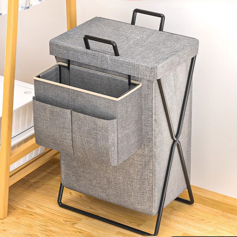 Cesta de lavandería ropa sucia cesta de almacenamiento cesta de lavandería plegable hogar Baño sala de estar lavandería cesta de la ropa bolsa
