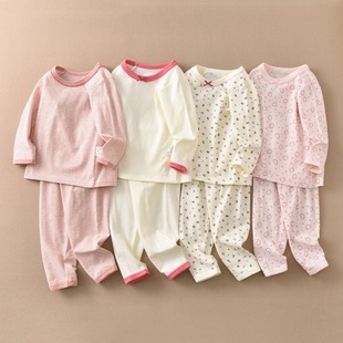 Distribution on behalf of Songyou Xisongwu Export Japanese Children's Girls suit Autumn Clothes and Trousers Home Ammonia Cotton Breathable