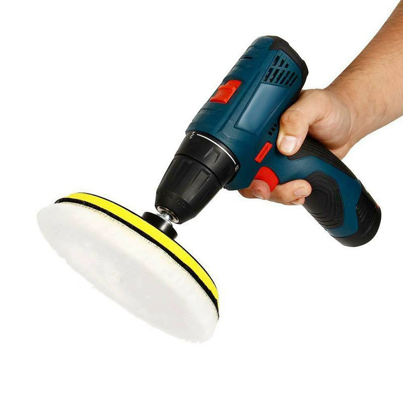 Взрывы автомобиль Косметическая полировка воском Чистка шерстяная губка самоклеящийся полировальный диск набор из 5 предметов круглый шлифовальный диск шерстяной круг