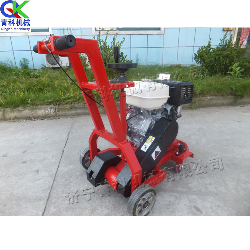 路面修补裂缝灌缝前切槽机 水泥路面扩缝机 手推路面裂缝打宽机