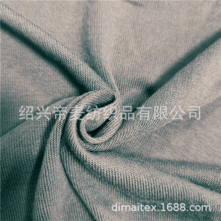仿羊绒TR粗针汗布 tr针织弹力布秋冬打底衫针织面料