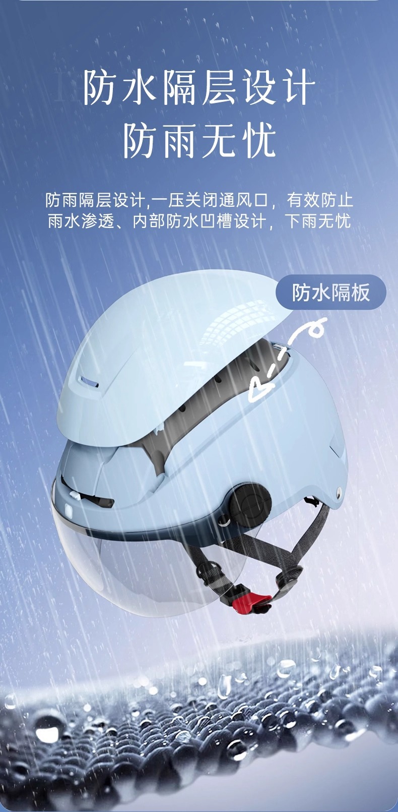 New National Standard 3C Certified Electric Motorcycle Helmet for Men and Women Summer New Sun Protection Breathable Electric Vehicle Safety Helmet