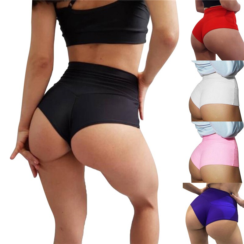 European and American Women's Large Size MM Solid Color Pole Dance Hot Pants Spring and Autumn High Waist Shorts Fashion Casual Safety Pants