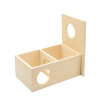 Hamster birch two -bedroom hamster house to avoid house toy nest landscape products gold silk bear birch house maze