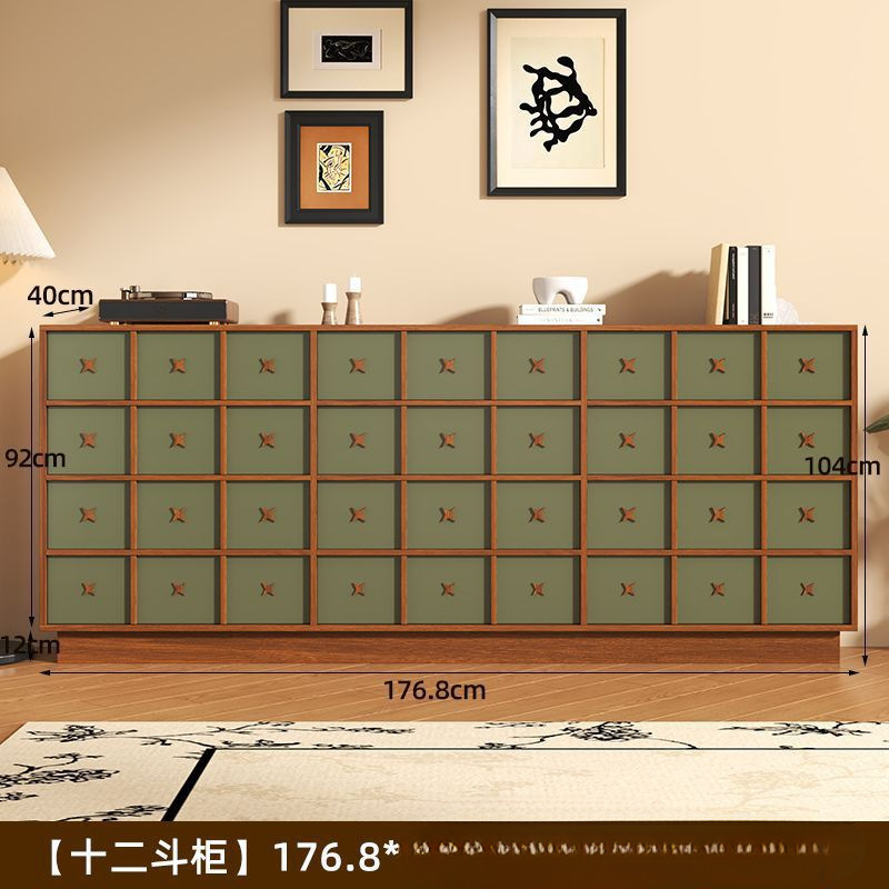 中古风五斗柜法式复古客厅边柜卧室储物柜床尾柜抽屉柜置物柜|undefined