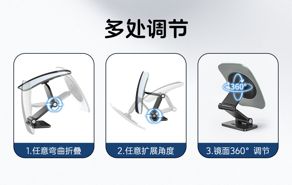 Suitable for car rearview mirrors, small round mirrors, ultra-clear auxiliary mirrors, wide-angle blind spot convex mirrors for the car interior