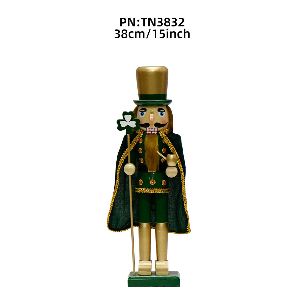 TN3832 Verde y oro de la suerte de Irlanda
