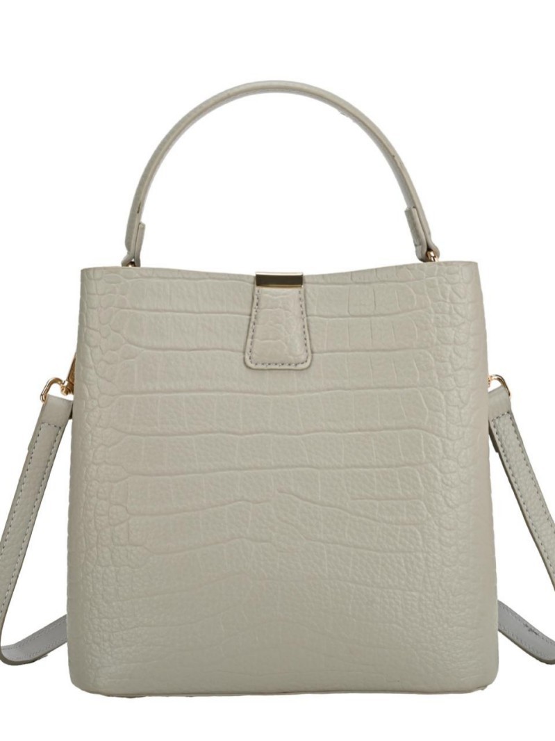 Comercio extranjero transfronterizo venta caliente cocodrilo bolso de cubo de mano mujer 2026 sensación de alto nivel europeo retro bolso de mochila image 6