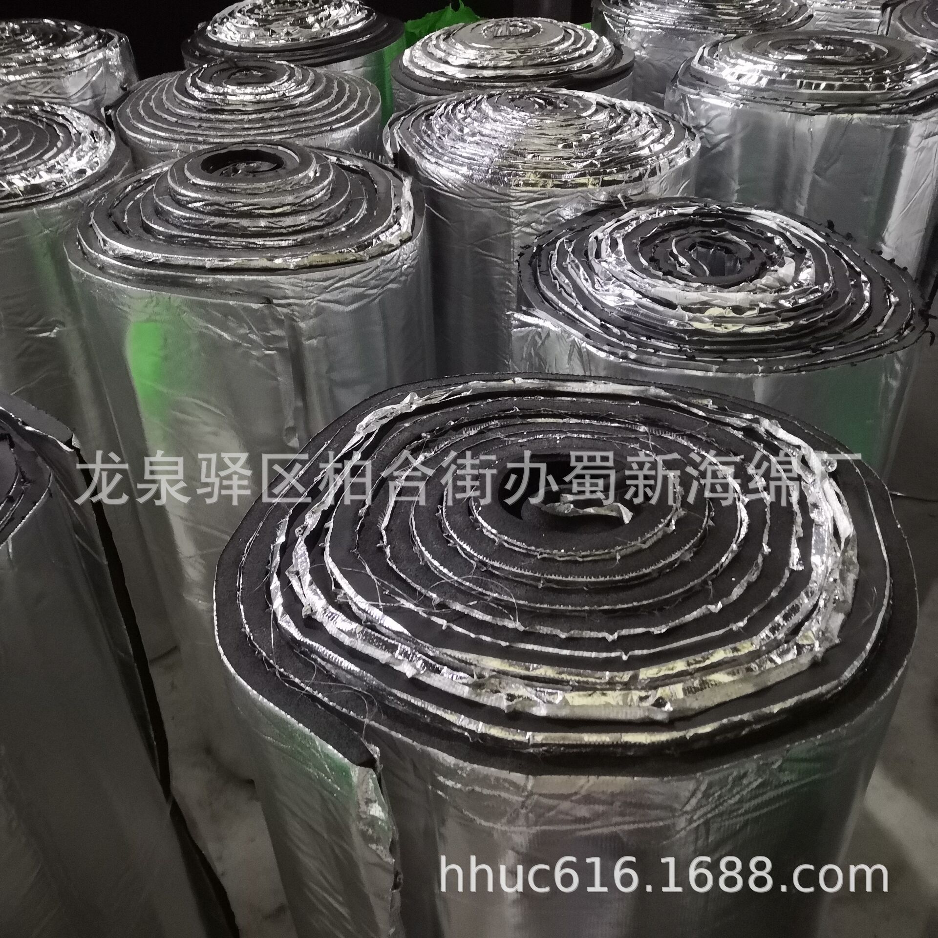 黑色橡塑铝膜隔热棉/发动机自粘隔音防火海绵/铝箔隔热吸音海绵