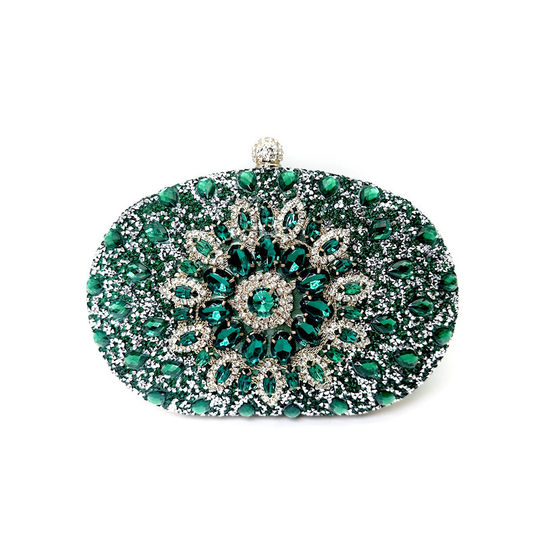 2025 Cross-border New Sunflower Evening Bag Fashion Banquet Clutch Bag All-match Dress Evening Bag Diamond Women's Bag