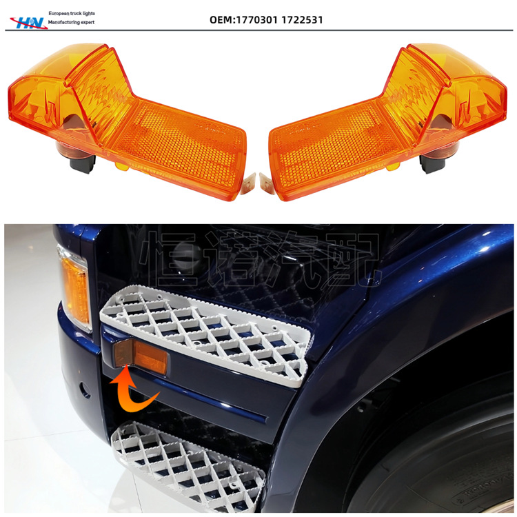Luz lateral del pedal G450G440 Scania camión bomba piezas de tractor 1770301 2052103