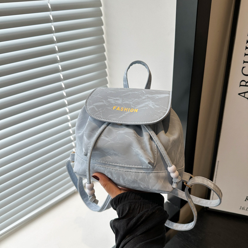 Bolsa de hombro retro estilo académico para mujeres 2024 nuevo estilo coreano simple letras portátiles bolsas de cubo de hombro de moda