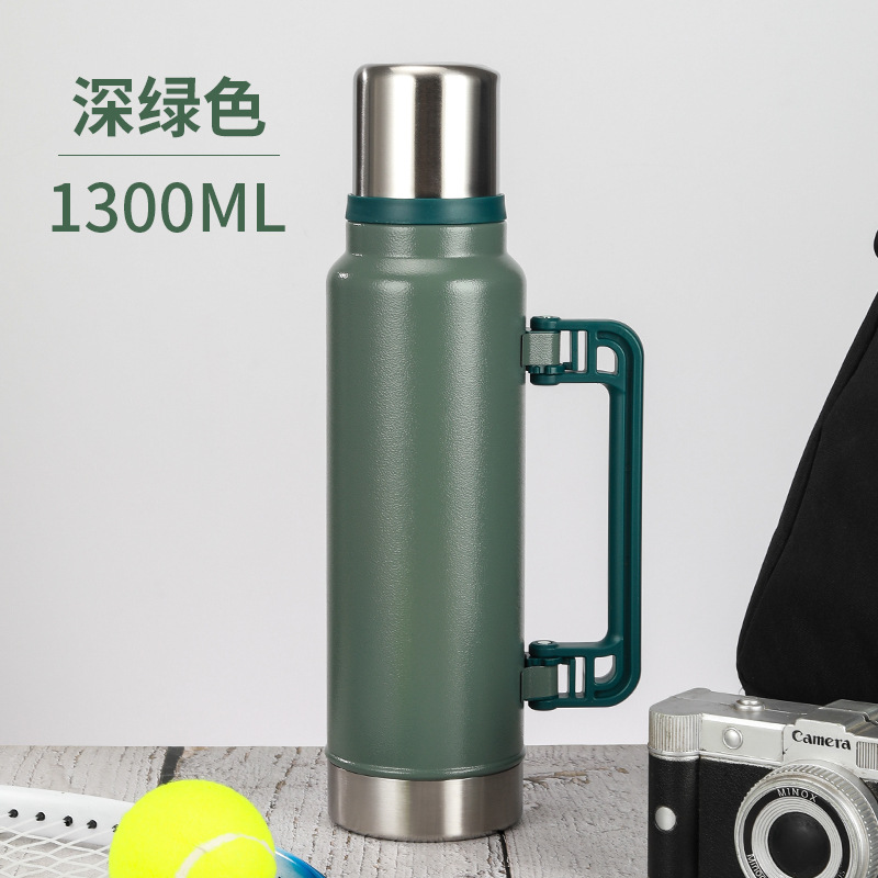 Botella térmica tipo Stanley, portátil para viajes y exteriores