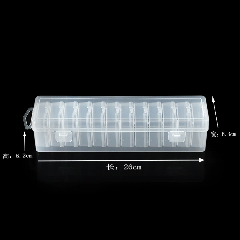 12 сеток трансграничная коробка для домашнего хранения Настольная пластиковая коробка для хранения ювелирных изделий коробка 5.5 небольшая квадратная коробка коробка для оптовых продаж